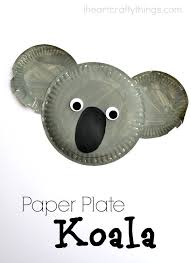 Paper Plate Koala Kid Craft Koala Kids Craft Koala Craft Australia Crafts