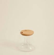 Zuckerstreuer Aus Borosilikat Mit Bambusdeckel Zara Home Zuckerstreuer Zara Home Bambus
