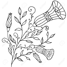 6 rosary diagrams printable catholic guide worksheets glory coloring page. Morning Glory Flower Vector Outline Hand Drawn Illustration Coloring Page Coloring Book Royalty Free Cliparts Vectors And Stock Illustration Image 149138895