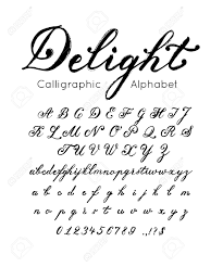Z y m m freebooter script apostrophic . Vector Elegant Font And Alphabet Royalty Free Cliparts Vectors And Stock Illustration Image 123629170