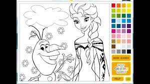 Elsa coloring page 2 anna coloring page show more. Disney Princess Coloring Pages Disney Online Coloring Pages For Kids Youtube