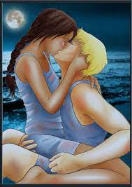 Kiss On The Beach By Ombradellaluna On Deviantart En 2021
