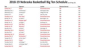 Arkansas bears central connecticut state blue devils central michigan chippewas charleston cougars charleston southern buccaneers charlotte 49ers. Big Ten Huskers Release Men S Hoops Schedule Khgi