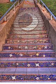 Pin Von Irene Treutlein Auf Trepp Auf Trepp Ab Treppe Fliesen Mosaik Treppe