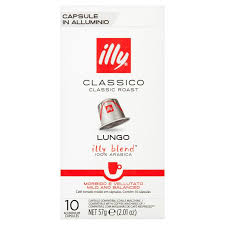 The future of coffee has arrived. roll out the red carpet. Illy Classico Roast Lungo Aluminium Coffee Capsules X10 Sainsbury S