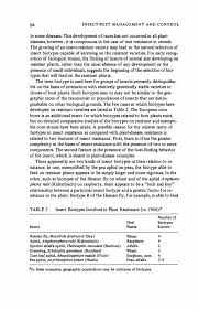 Host plant resistance and biological control are two of the key pillars of integrated pest management; Plant And Animal Resistance To Insects Insect Pest Management And Control The National Academies Press