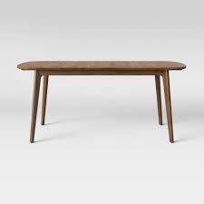 If the need for some extra space to accommodate guests just add either one or two of the leaves. Astrid Mid Century Drop Leaf Dining Table Brown Project 62 Target