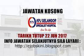 Jawatan kosong 2021 di institut penyelidikan perhutanan malaysia (frim) | permohonan adalah dipelawa daripada warganegara malaysia yang ber. Jawatan Kosong Kpj Selangor Specialist Hospital 22 Jun 2017