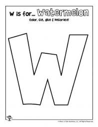 Preschool age children love to color and you can help them learn their animals, letters, holidays and more. Letter W Worksheets Crafts Woo Jr Kids Activities