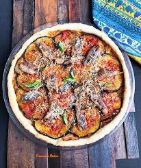 Sardine And Eggplant Tart Recipe Cooking Comfort Dishes Sardine Recipes