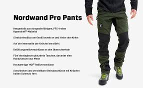 Gpx pro trousers are multifunctional, stretchy outdoor trousers with wind and water proof reinforcements on the knees, seat and lower legs. Revolutionrace Herren Nordwand Pro Pants Hose Zum Wandern Und Fur Viele Outdoor Aktivitaten Amazon De Bekleidung