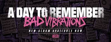First vinyl releases of the ep were on clear white smoke (200 copies), toxic green (1300 copies), and pink vinyl (500 copies), the latter being a hot topic exclusive release. Review A Day To Remember Bad Vibrations New Transcendence
