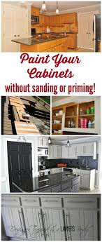 How to paint kitchen cabinets without sanding or priming. 23 Best Paint Kitchen Cabinets Without Sending Or Priming Ideas Painting Kitchen Cabinets Kitchen Paint Kitchen Cabinets