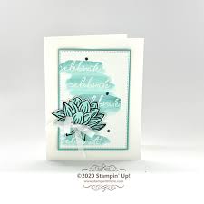 Here is the recipe for this card: Card Card Making Ideas With The Lovely Lily Pad Happy Birthday To You Sale A Bration Stamp Sets Stampin Up Demonstrator Tami White Stamping Crafting Card Making