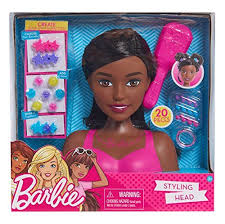 Black Barbie Styling Head Natural Hair Barbie Styling Head Black Hair 20 Pieces Barbie Styling Head Barbie Hair Fix Barbie Hair