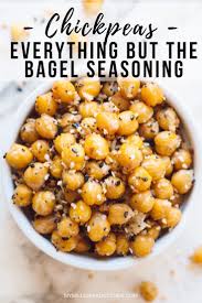 Everything But The Bagel Chickpea Toppers Recipe Recipes Seasoning Recipes Chickpea Recipes
