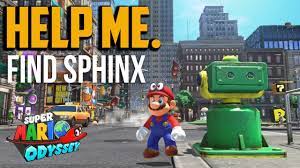 Super Mario Odyssey : Sphinx in the City Moon Location in Metro Kingdom ( Moon 59) - YouTube