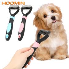 Shedding depends on the dog's breed and health status. Hoomin Pet Fur Knot Cutter Dog Grooming Shedding Rake Dog Cat Hair Removal Comb Pet Brush Grooming Tool Dog Combs Aliexpress