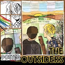 The Outsiders Collaborative Poster Writing Activity Nothing Gold Can Stay Study All Knight