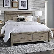 Do you think cal king platform bed frame with storage looks nice? Aamerica Glacier Point Transitional Solid Wood Cal King Storage Bed With 2 Drawers Fashion Furniture Platform Beds Low Profile Beds