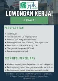 Rumah sakit ini memberikan pelayanan di bidang kesehatan yang didukung oleh layanan dokter spesialis serta ditunjang dengan fasilitas medis lainnya. En Lowongan Kerja Perawat Di Rsia Ypk Mandiri