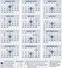 2019 Social Security Payment Schedule Optimize Your Retirement