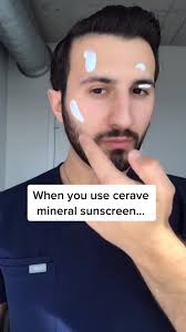 Quick Makeup Removal with Cerave Mineral Sunscreen for Men