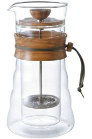 Hario Double Glass Coffee Press 400ml Olivewood Coffee Lover Gifts Coffee Press Coffee Lover