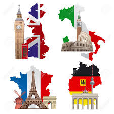 We also call on all foreign actors to end their increasing interference and to fully respect the arms embargo established by the united. Concept Illustrations Of Europe Landmarks And Maps France Italy Royalty Free Cliparts Vectors And Stock Illustration Image 85454842