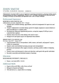 Make a statement with this chronological resume sample that puts your name prominently at the top. Basic And Simple Resume Templates Free Download Resume Genius
