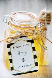 10 Tags Found My Honey Wedding Party Favor Bridal Shower Gift Tag Black Gold Custom Tags In 2020 Honey Wedding Wedding Party Favors Bridal Shower Favors