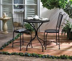 3 Piece Patio Bistro Set Table And 2 Chairs Black Metal New 10015460 Unbranded Outdoor Bistro Set Outdoor Patio Furniture Sets Outdoor Patio Decor