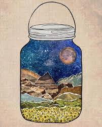 Either download the template from our membership area or ask your arty crafty kids to create their own shape. How To Make A Collage Some Simple Tips Bored Art