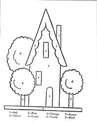 Color By Number Vintage Coloring Books Kindergarten Colors Coloring Pages