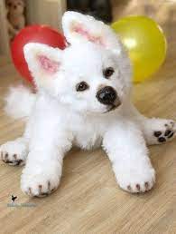 Rasti Swiss Shepherd By Natalya Pushkareva Bear Stuffed Animal White Swiss Shepherd Teddy Bear Stuffed Animal