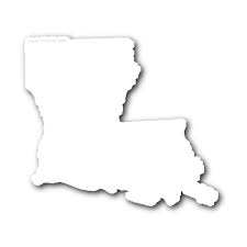 Louisana State Shape Sticker Outline Black State Shapes Louisiana Louisiana State