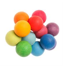 Perles De Bois Arc En Ciel Hoptoys Arc En Ciel En Bois Perles Bois Hochet