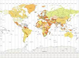 World Time Zone Map - GIS Geography