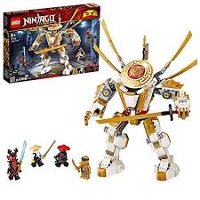 Lego 71702 Ninjago Legacy Figure D Action Le Robot D Or Avec Lloyd Wu Et Le General Kozu Set De Construction Ninja Lego Ninjago Lego Idees Lego