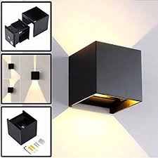 Wandleuchte Led Innen Aussen Modern Mit Einstellbar Abstrahlwinkel Design Aussenleuchten Ip65 Led Wandbeleuchtun Wandleuchte Wandbeleuchtung Led Wandleuchten