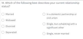 Demographic questions are designed to help survey researchers determine what factors may influence a respondent's answers, interests, and opinions. Survey Questions Examples And Types Surveymonkey