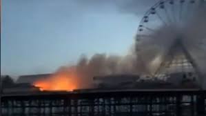 222 blackpool pier stock video clips in 4k and hd for creative projects. Blackpool Pier Fire Pier Damaged After Ride Sets Alight Overnight Metro News