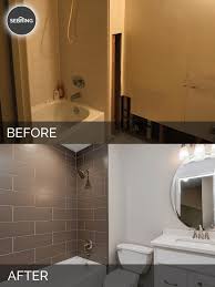 Charles Cindy S Hall Bathroom Before After Pictures Shower Remodel Shower Remodel Cost Small Shower Remodel