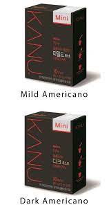 The kanu instant coffee is a more premium brand that the ones mentioned above. Dongsuh Kanu Mini Americano Coffee Mix Mild 0 9 G 10pcs Dongseo Food Coffee Online Shopping Mall Koreadepart