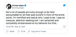 Check spelling or type a new query. Is Chrissy Teigen A Bully Twitter Seems To Think So Harper S Bazaar Arabia