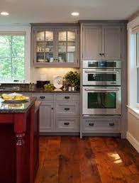 They stood out like a sore thumb surrounded by oak cabinetry. 190 Gray Cabinets Ideas Kitchen Remodel Kitchen Design Kitchen Renovation
