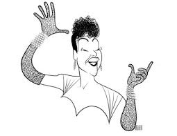Ethel Merman Was The Kind Of Performer Hirschfeld Enjoyed Drawing Over A Span Of 59 Years He Drew The Legendary Broadwa Caricature Caricature Artist Drawings