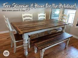 This Is The Last Full Week To Order Your Table Set And Receive Free Shipping It S Also The Best Time To S Furniture Farm House Living Room Rustic Dining Table
