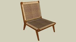 Danish Modern Teak Lounge Chair 3d Warehouse