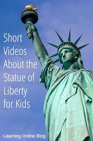 Short Videos About The Statue Of Liberty For Kids In 2020 Statue Of Liberty Statue American Landmarks